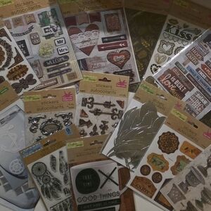 Over 120 Recollections Home Design Stickers & Rub-ons! New!